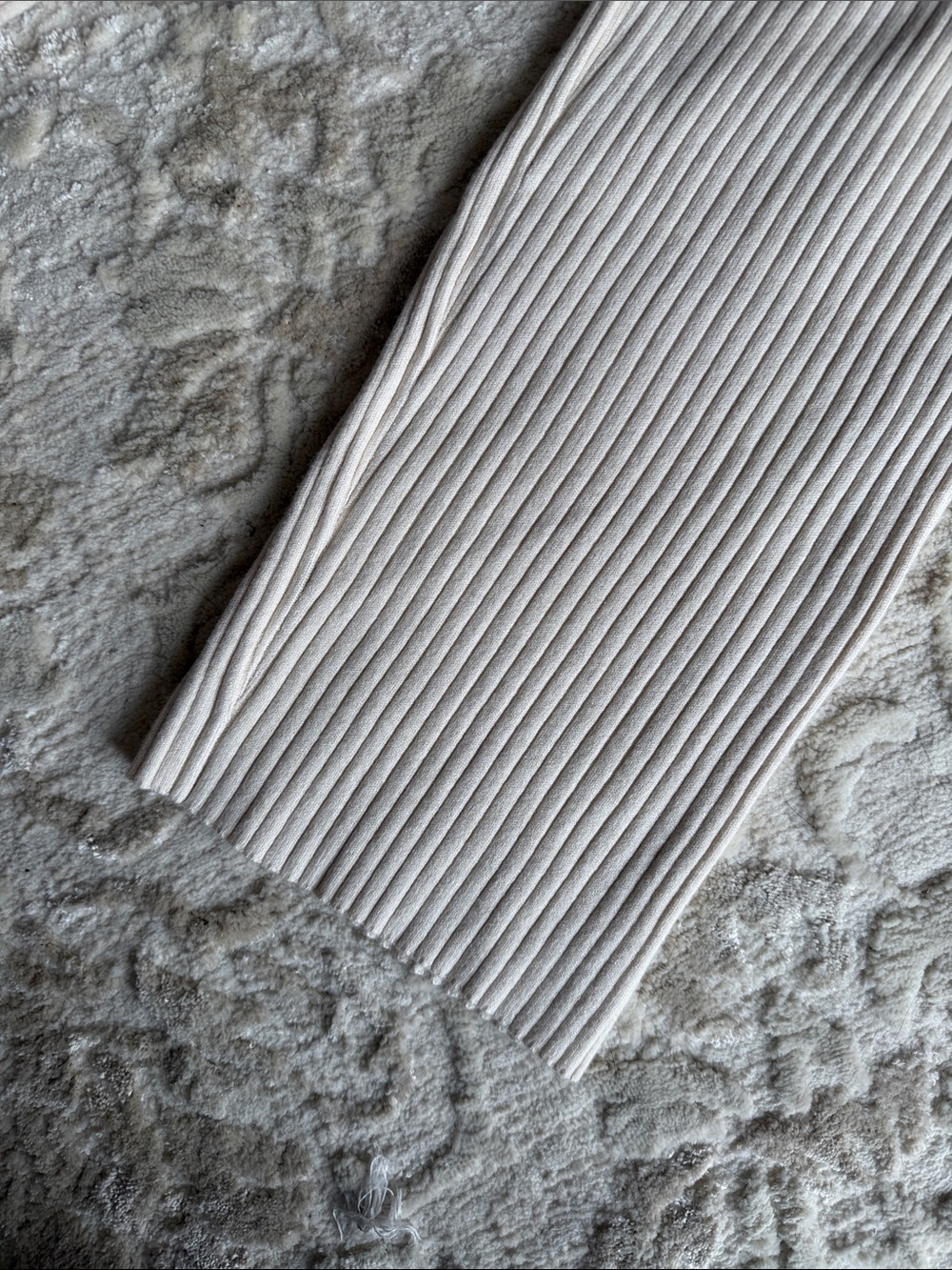 tea n rose Ribbed Drawstring Pants - Ivory - Picture 4 of 7
